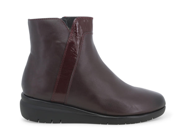 Melluso donna stivaletto pianta larga in pelle bordeaux K55236-217770